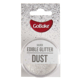 Edible Glitter Dust Silver - 2g