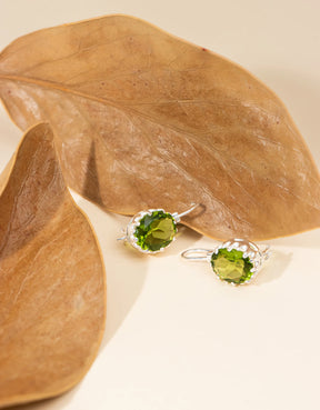 Lime Sorbet Siliver Earrings