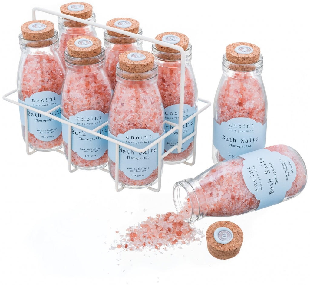 Anoint Skincare -Pink Bath Salts Bottle