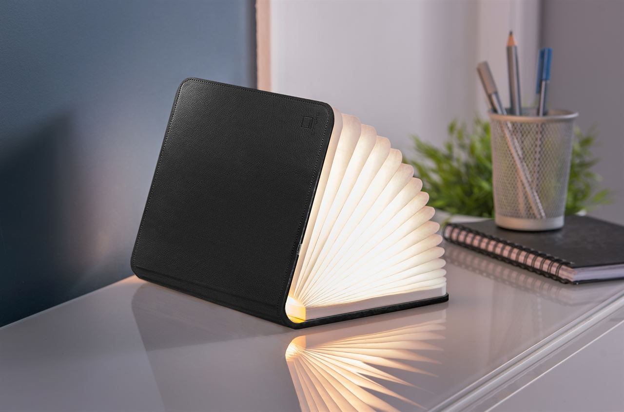 Mini Smart LED Booklight Leather