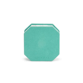 Geometric Design, Turquoise Velvet Cover Accordion - Small LED Light