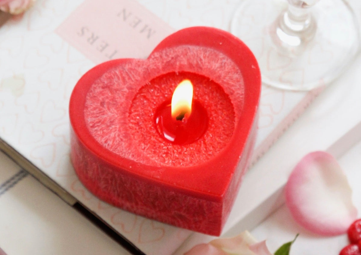 Pohutukawa Heart (Red) Candle