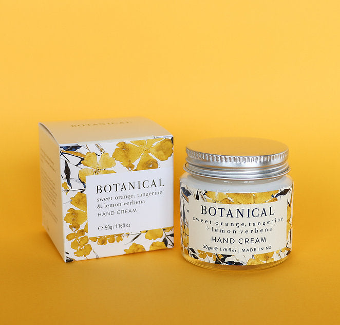 Botanical- Hand Cream -Sweet Orange,Tangerine & lemon Verbena