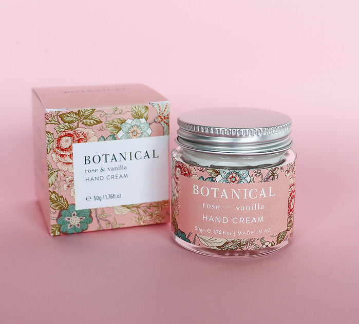 Botanical- Hand Cream -Rose & Vanilla